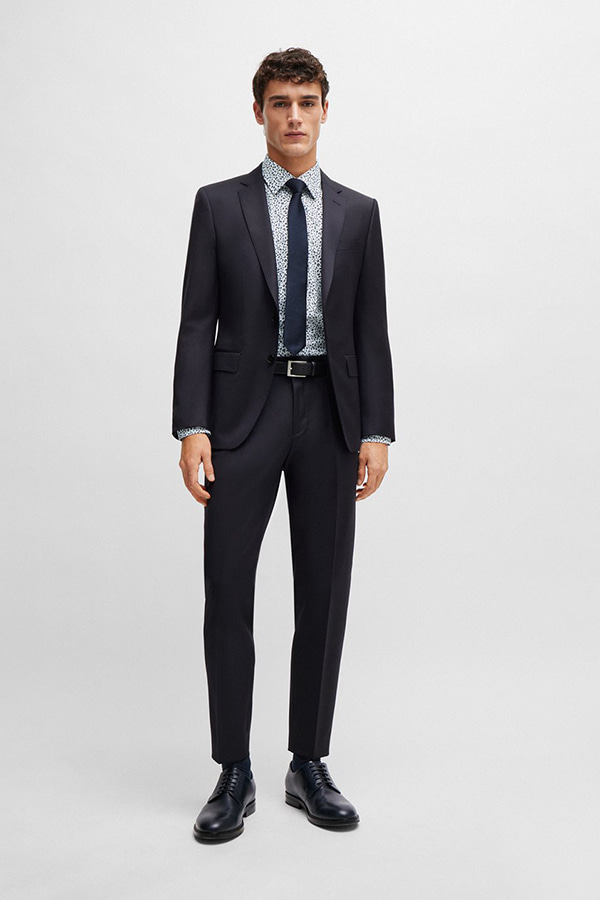 ΠΟΥΚΑΜΙΣΟ BOSS - 410 ΜΠΛΕ